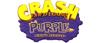 Crash Bandicoot Purple: Ripto's Rampage logo