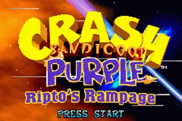 Crash Bandicoot Purple: Ripto's Rampage screenshot