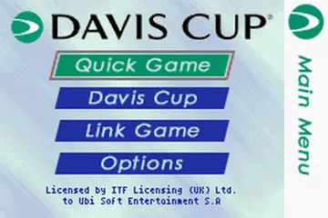Davis Cup Tennis screenshot