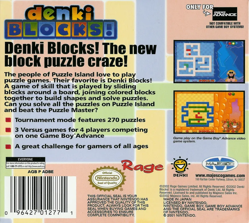 Denki Blocks! box back