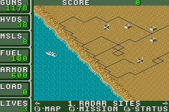 Backdrop artwork for Desert Strike Advance