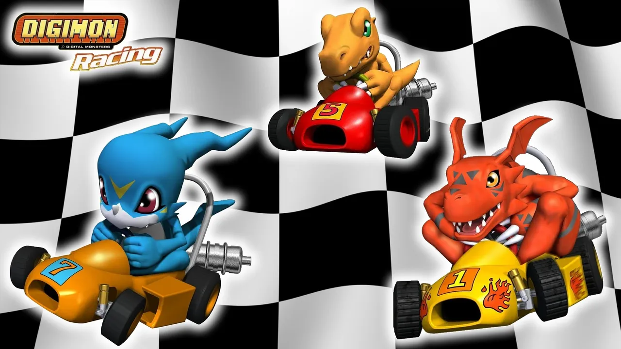 Backdrop artwork for Digimon Racing