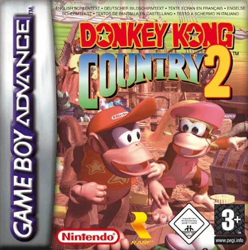 Donkey Kong Country 2 box art