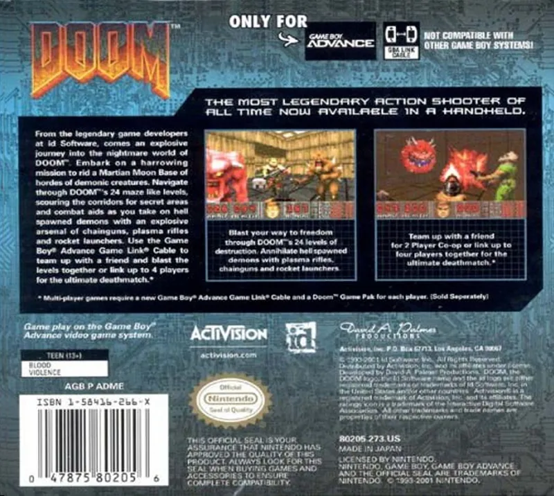DOOM box back