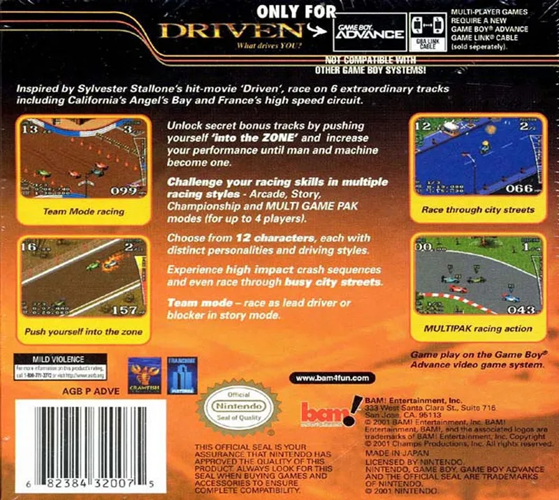 Driven box back