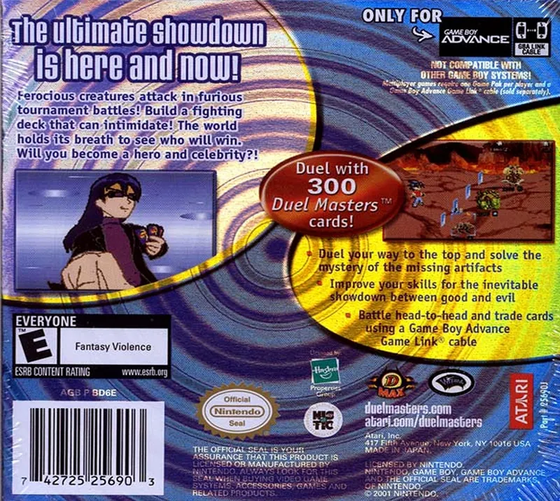 Duel Masters: Kaijudo Showdown box back