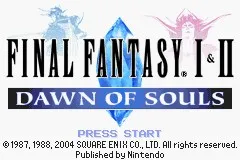 Final Fantasy I & II: Dawn of Souls screenshot