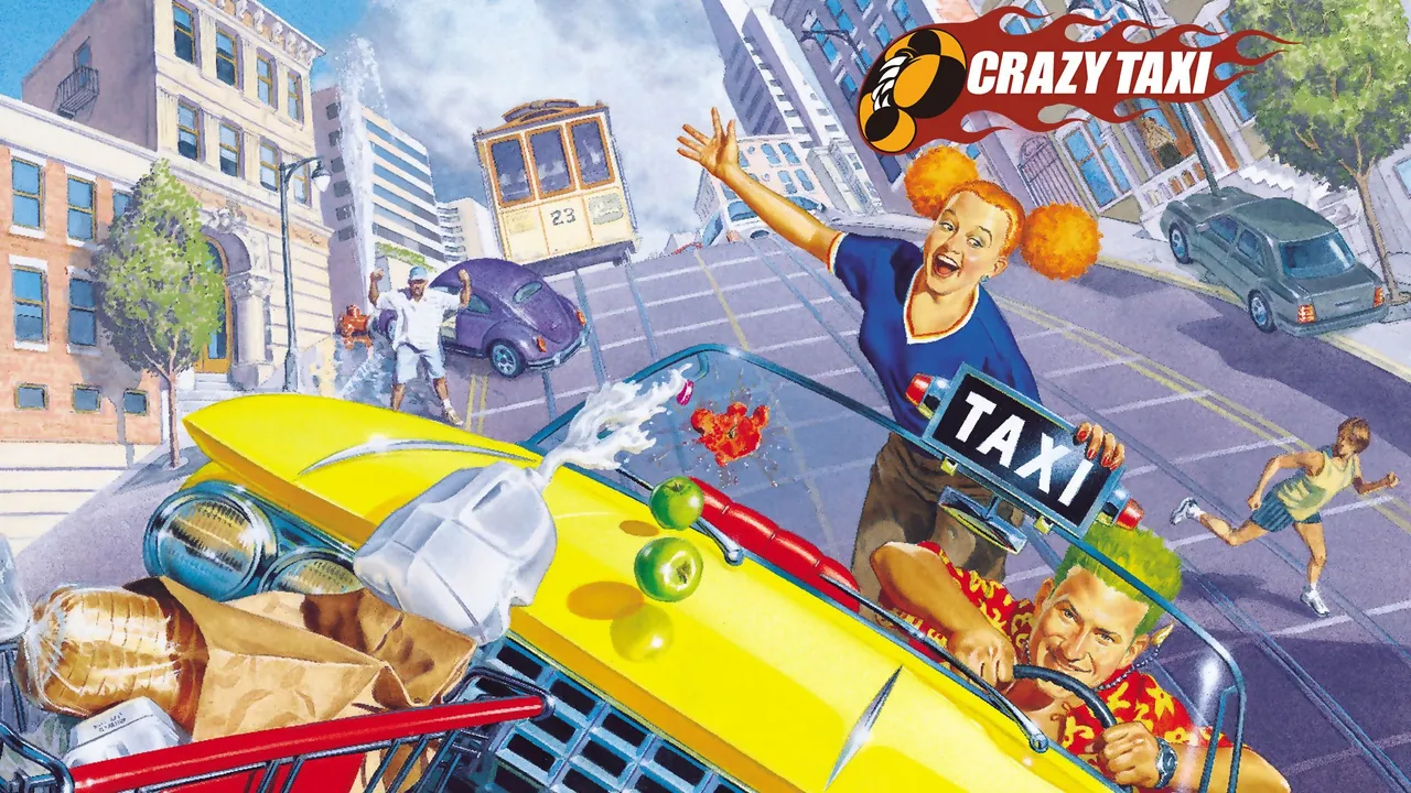 Backdrop artwork for Crazy Taxi: Catch a Ride