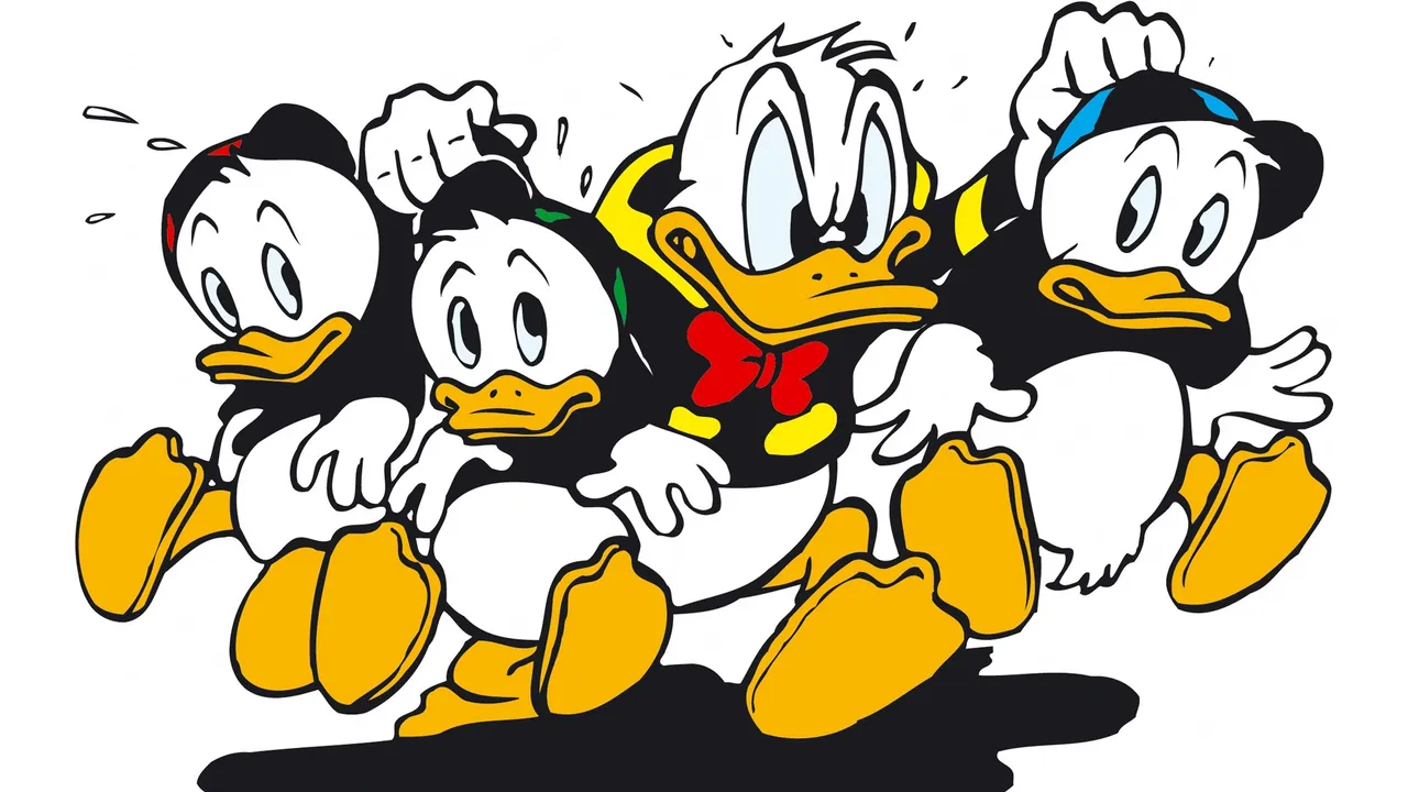 Backdrop artwork for Donald Duck Advance