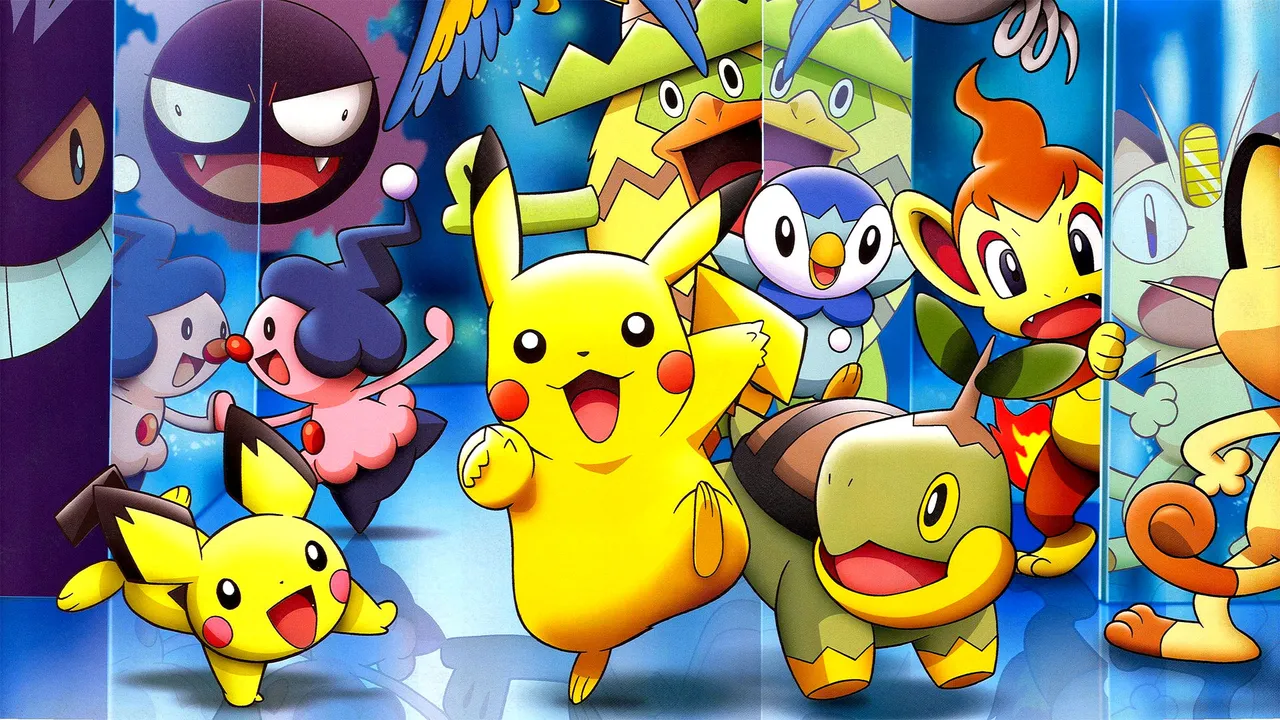 Backdrop artwork for Pokémon FireRed Version