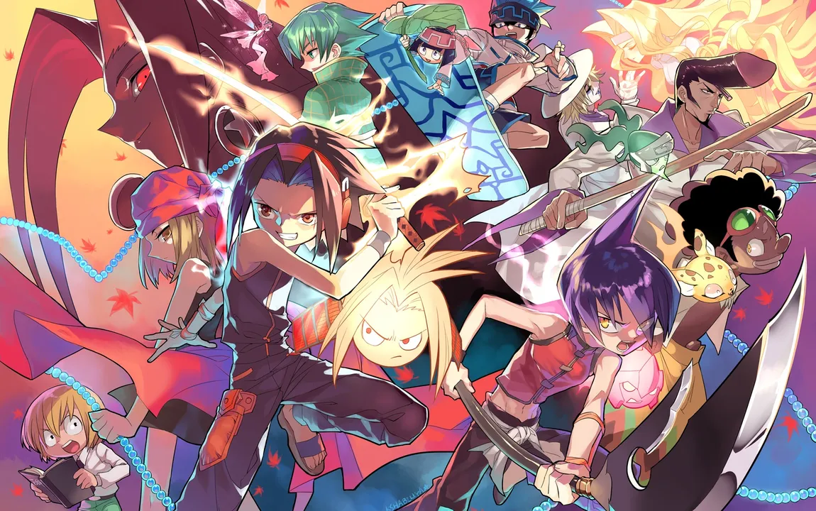 Backdrop artwork for Shonen Jump's Shaman King: Master of Spirits 2