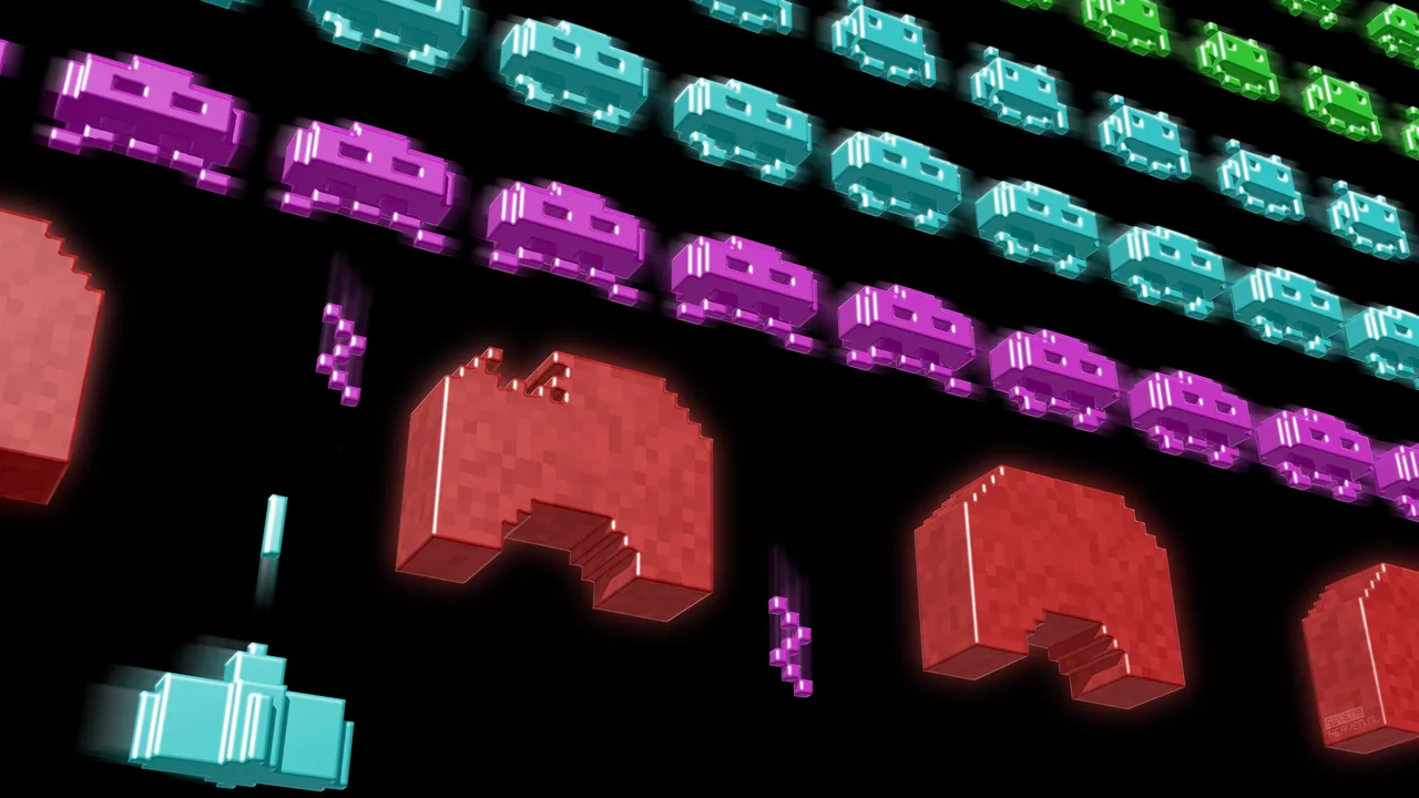 Backdrop artwork for Space Invaders