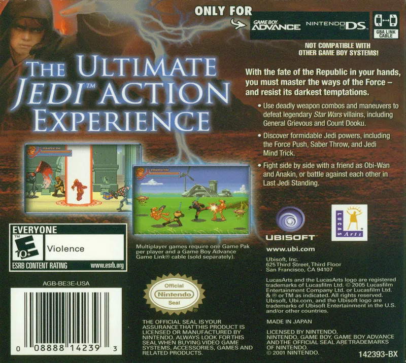 Star Wars: Episode III: Revenge of the Sith box back