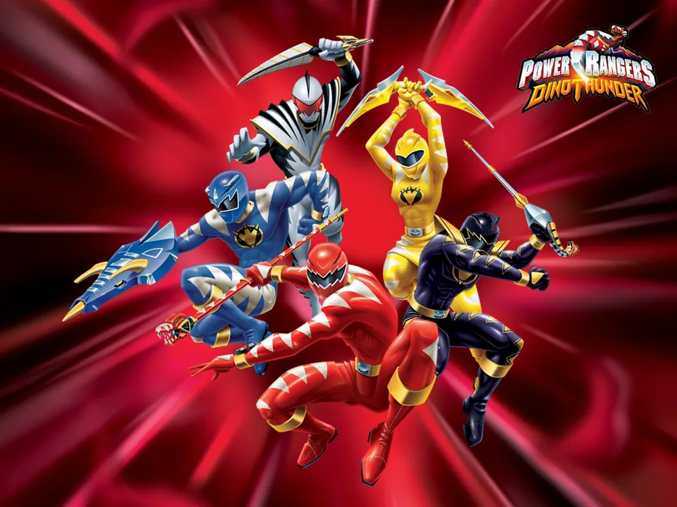 Backdrop artwork for Power Rangers: Dino Thunder