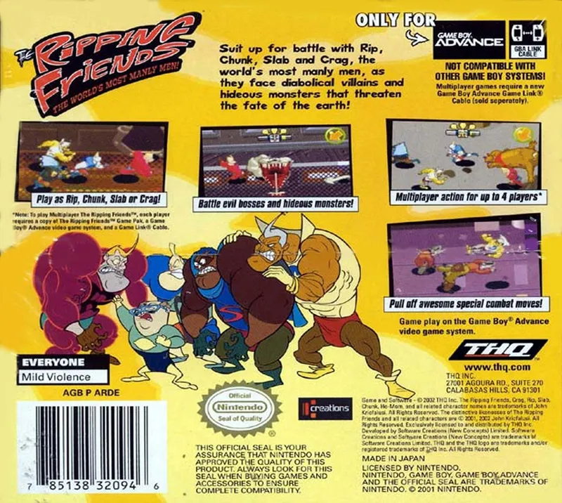 The Ripping Friends box back