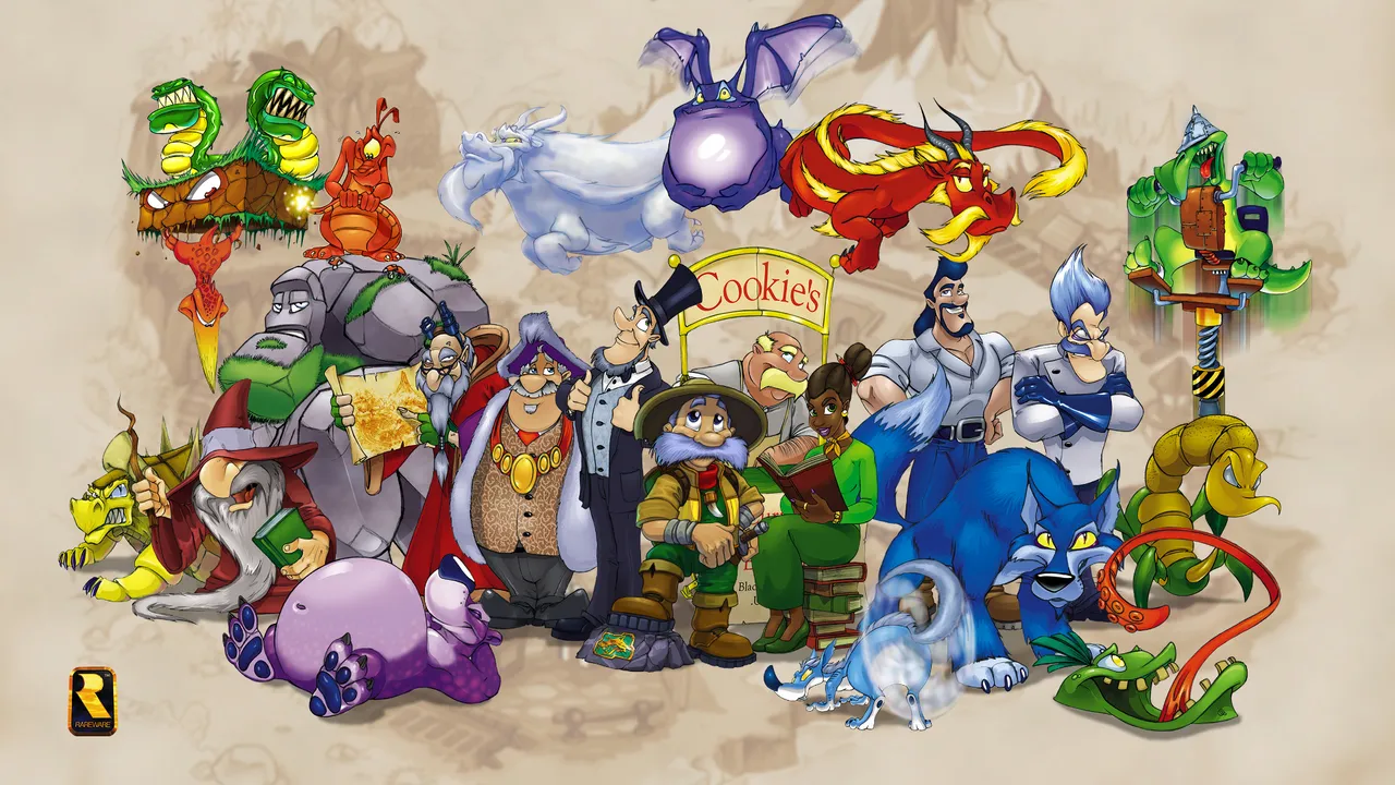 Backdrop artwork for Sabre Wulf