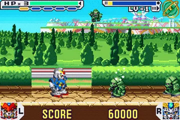 Backdrop artwork for SD Gundam Force