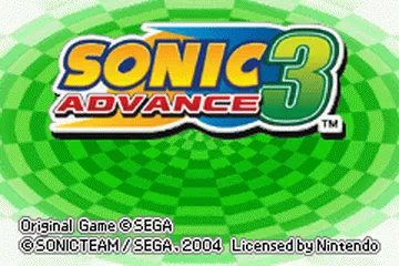 Sonic Advance 3 screenshot