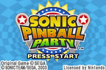 Sonic Pinball Party screenshot