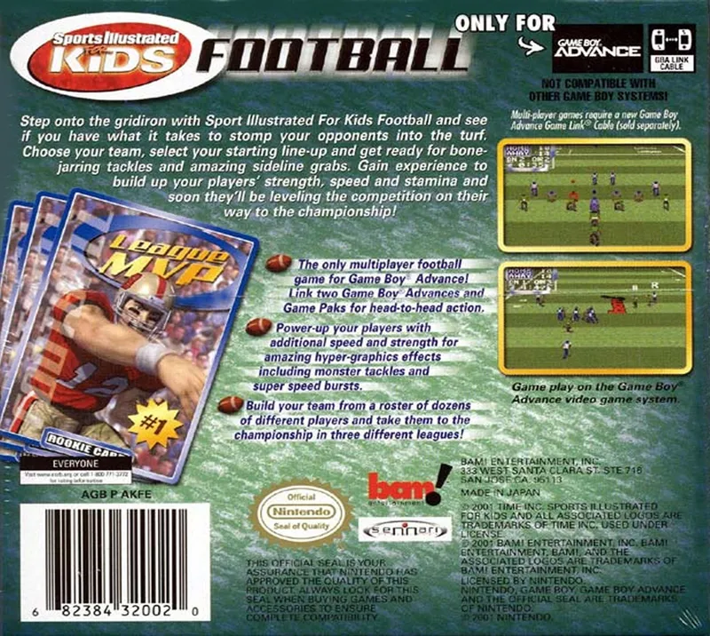 Sports Illustrated for Kids: Football box back