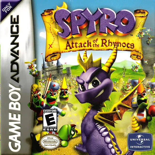 Spyro: Attack of the Rhynocs box art