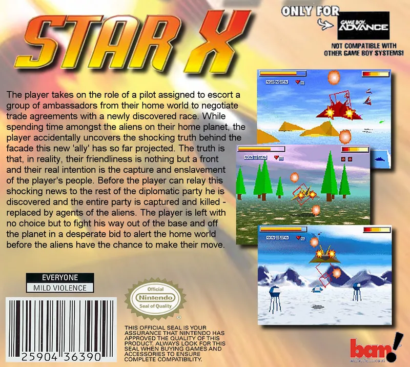 Star X box back