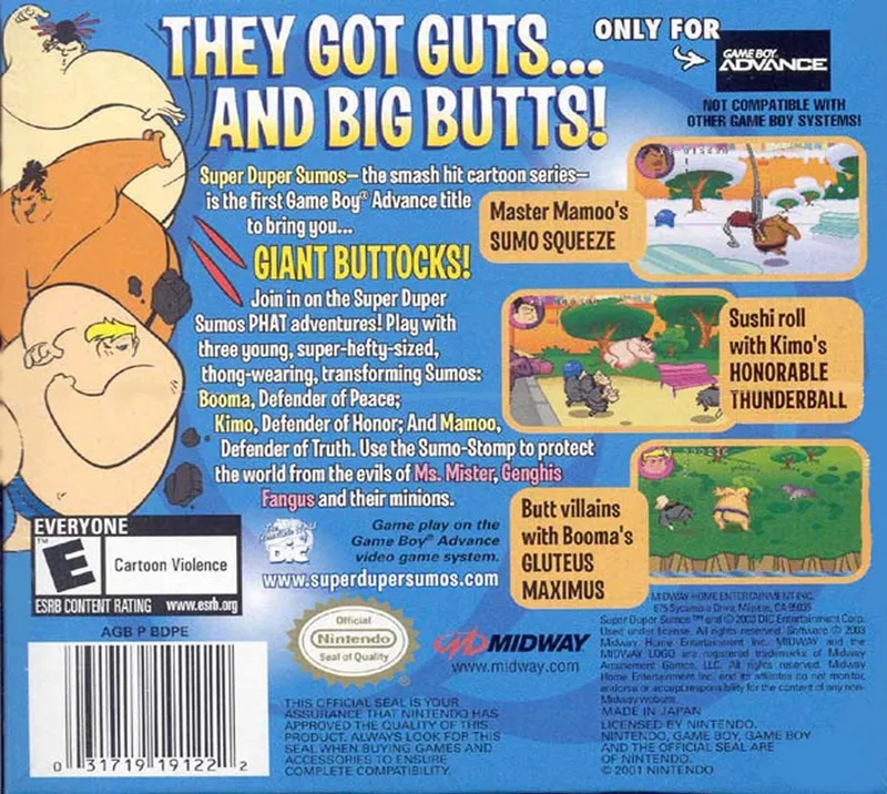 Super Duper Sumos box back