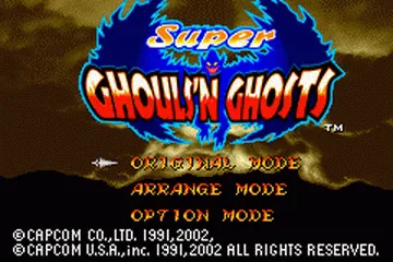 Super Ghouls 'n Ghosts screenshot