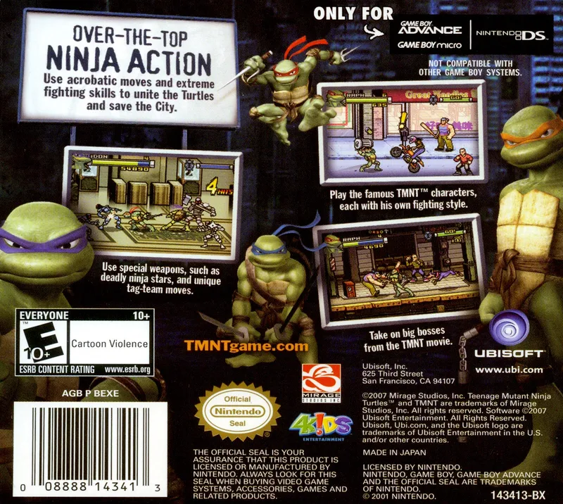 TMNT box back