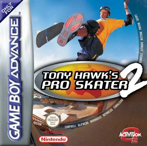 Tony Hawk's Pro Skater 2 box art