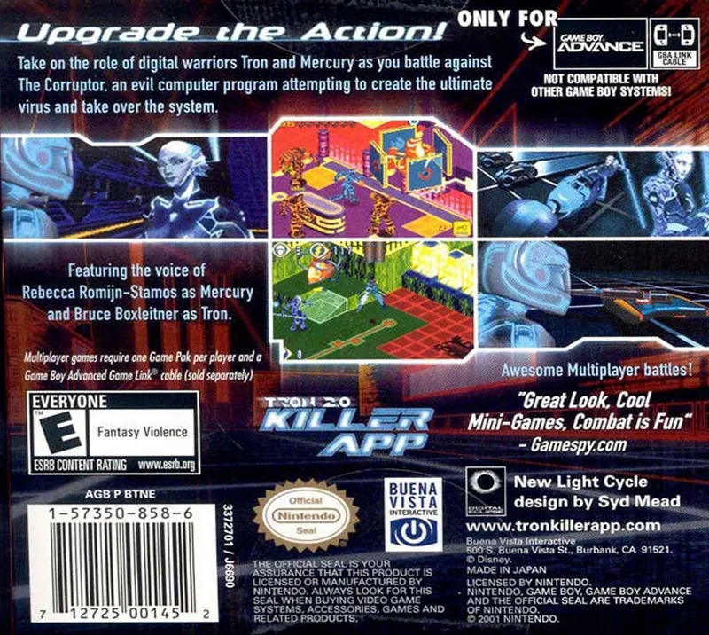 Tron 2.0: Killer App box back
