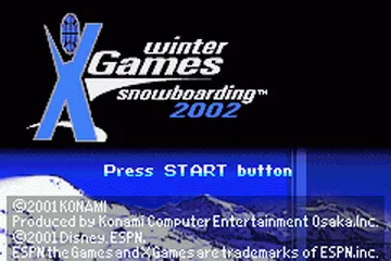 ESPN Winter X-Games Snowboarding 2002 screenshot