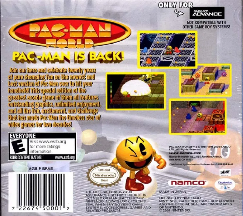 Pac-Man World box back