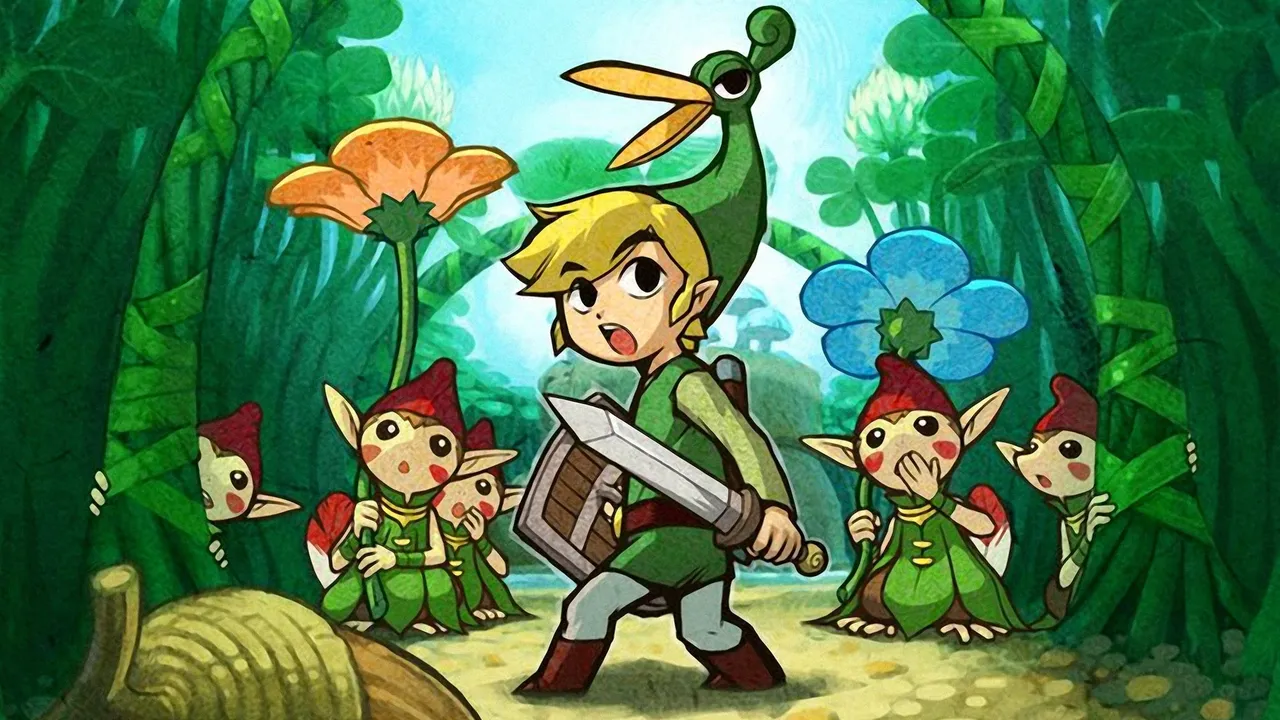 Backdrop artwork for The Legend of Zelda: The Minish Cap