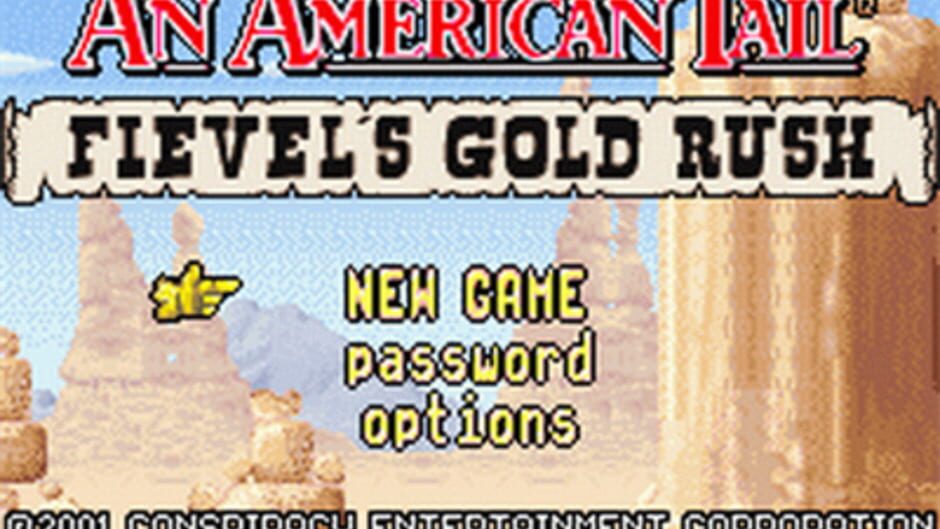 Backdrop artwork for American Tail, An - Fievel's Gold Rush