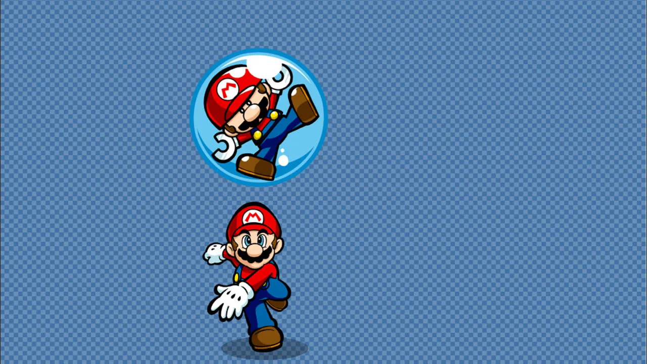 Backdrop artwork for Mario vs. Donkey Kong