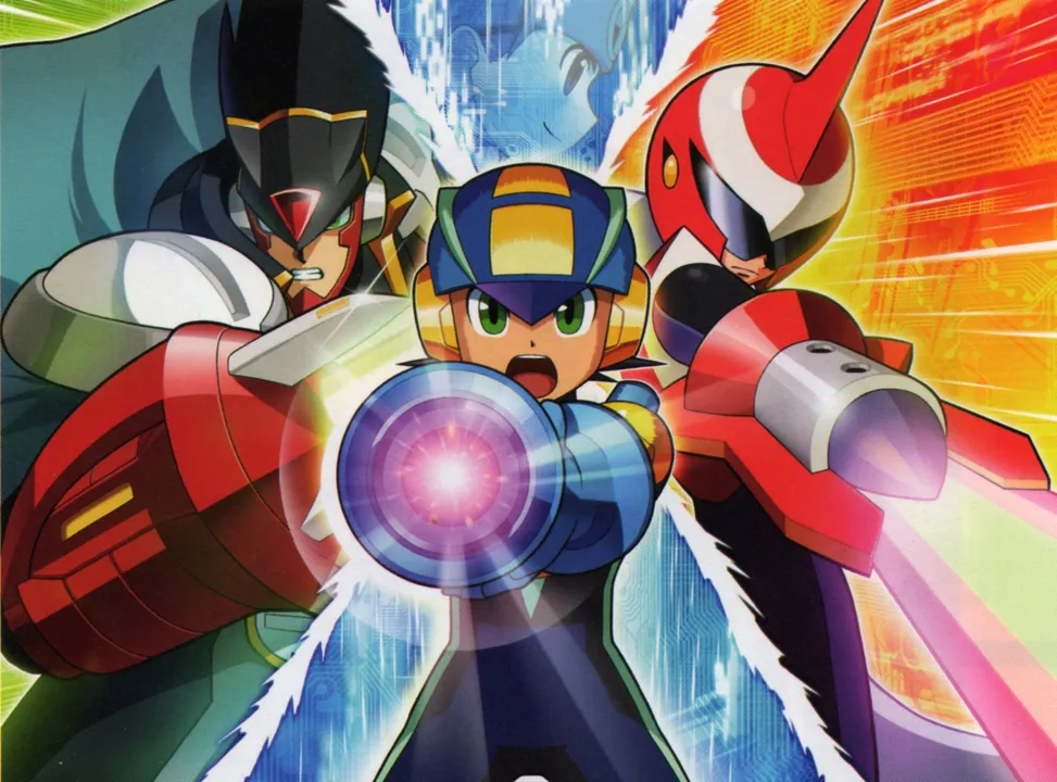 Backdrop artwork for Mega Man Battle Network 5: Team Protoman