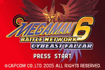 Mega Man Battle Network 6: Cybeast Falzar screenshot