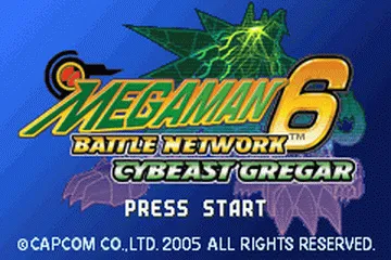 Mega Man Battle Network 6: Cybeast Gregar screenshot