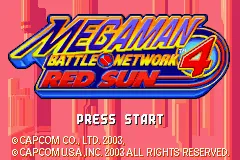Mega Man Battle Network 4: Red Sun screenshot