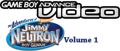 Game Boy Advance Video: The Adventures of Jimmy Neutron Boy Genius: Volume 1 logo