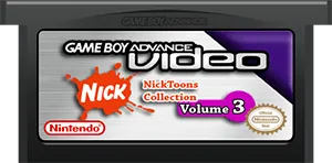 Game Boy Advance Video: Nicktoons: Volume 3 cart
