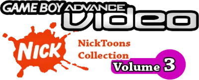 Game Boy Advance Video: Nicktoons: Volume 3 logo