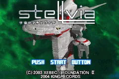Uchuu no Stellvia title screen