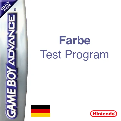 Backdrop artwork for Farbe (Germany) (En) (Proto) (Test Program)