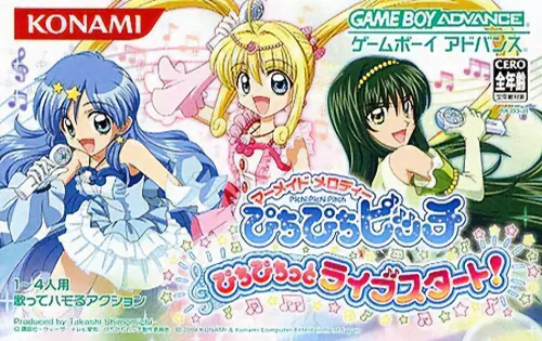 Mermaid Melody - Pichi Pichi Pitch - Pichi Pichitto Live Start! cover art for Nintendo Game Boy Advance