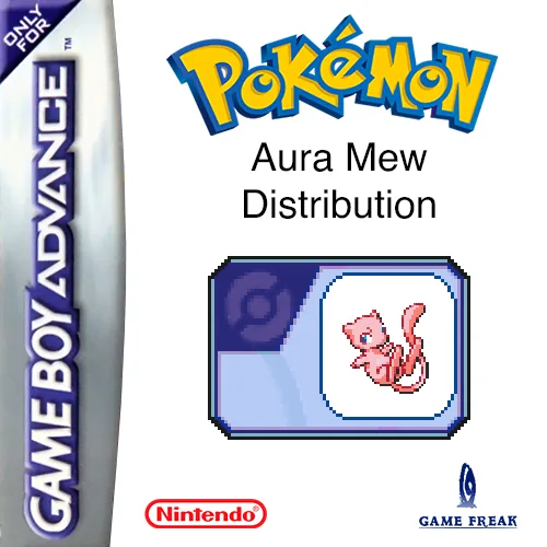 Backdrop artwork for Pokemon - Aura Mew Distribution