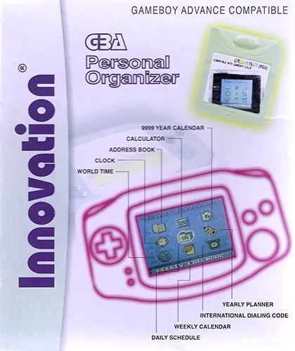 Backdrop artwork for GBA Personal Organizer