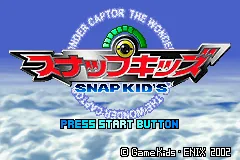 Snap Kid's title screen