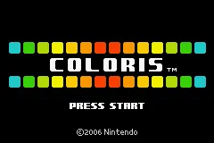 bit Generations - Coloris title screen